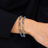 Grau | 925er Sterlingsilber | Prisma-Wrap